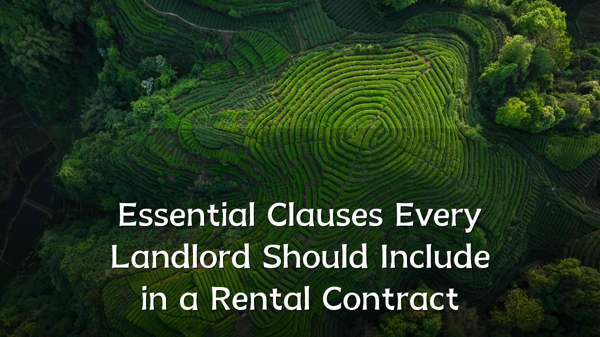 Essential Clauses Every Landlord Should Include in a Rental Contract
