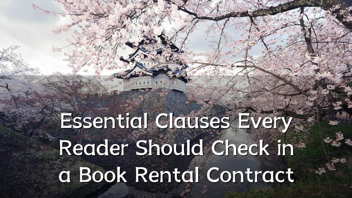 Essential Clauses Every Reader Should Check in a Book Rental Contract