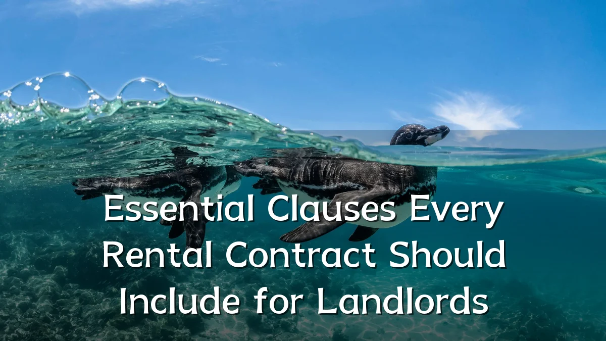 Essential Clauses Every Rental Contract Should Include for Landlords