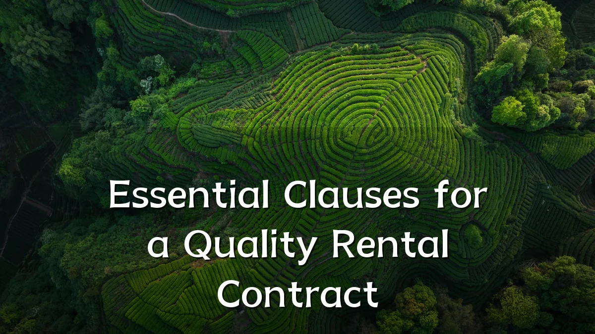 Essential Clauses for a Quality Rental Contract