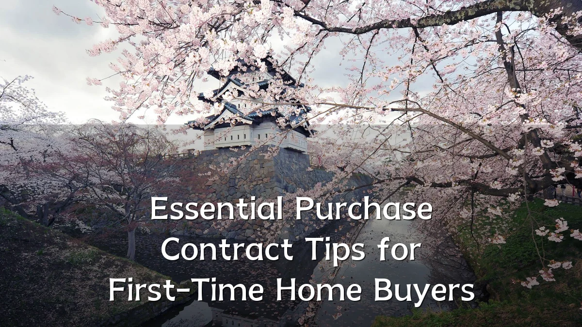 Essential Purchase Contract Tips for First-Time Home Buyers