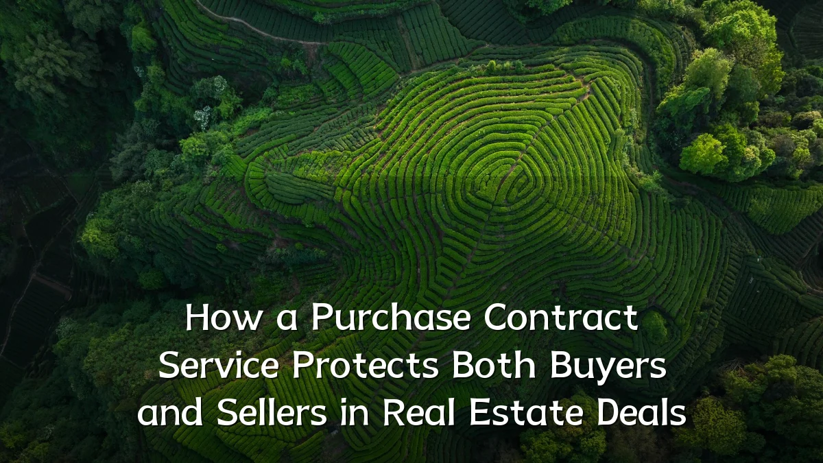 How a Purchase Contract Service Protects Both Buyers and Sellers in Real Estate Deals