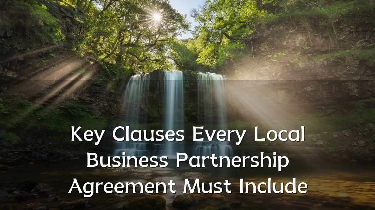 Key Clauses Every Local Business Partnership Agreement Must Include