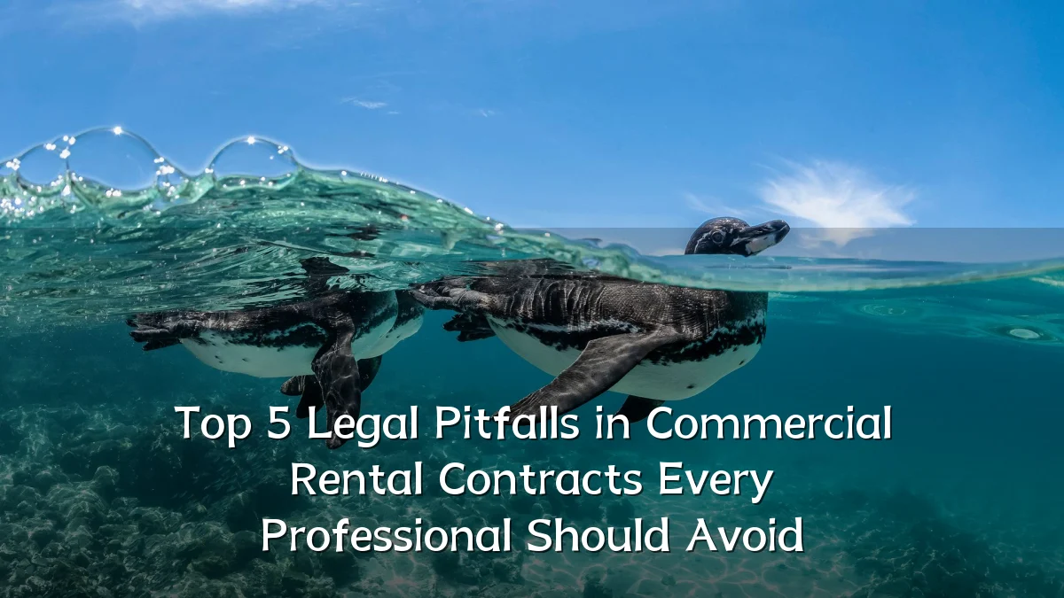 Top 5 Legal Pitfalls in Commercial Rental Contracts Every Professional Should Avoid