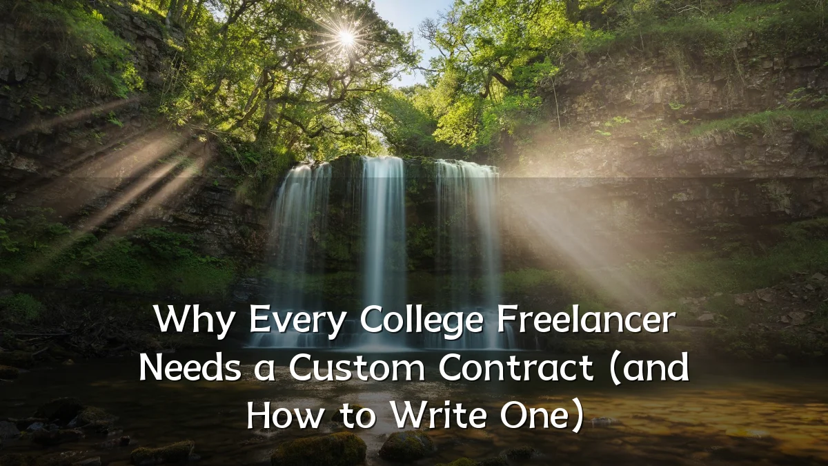 Why Every College Freelancer Needs a Custom Contract (and How to Write One)