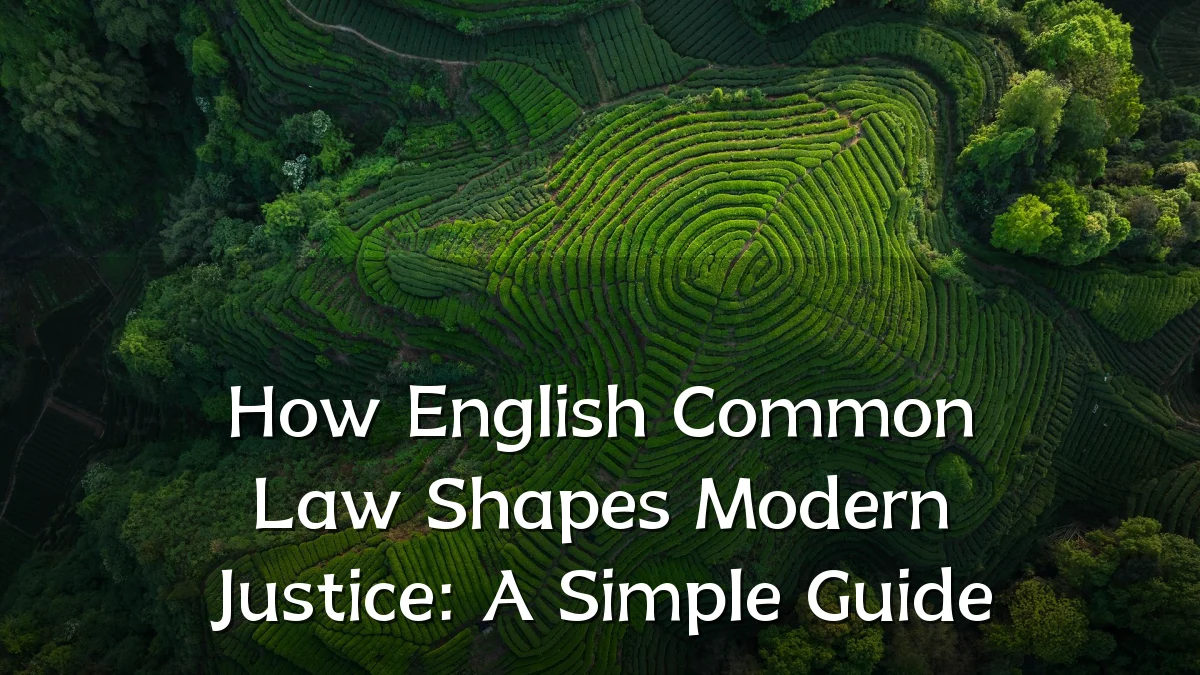 How English Common Law Shapes Modern Justice: A Simple Guide