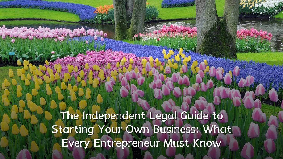 The Independent Legal Guide to Starting Your Own Business: What Every Entrepreneur Must Know