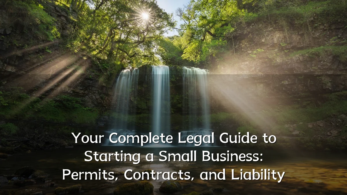 Your Complete Legal Guide to Starting a Small Business: Permits, Contracts, and Liability
